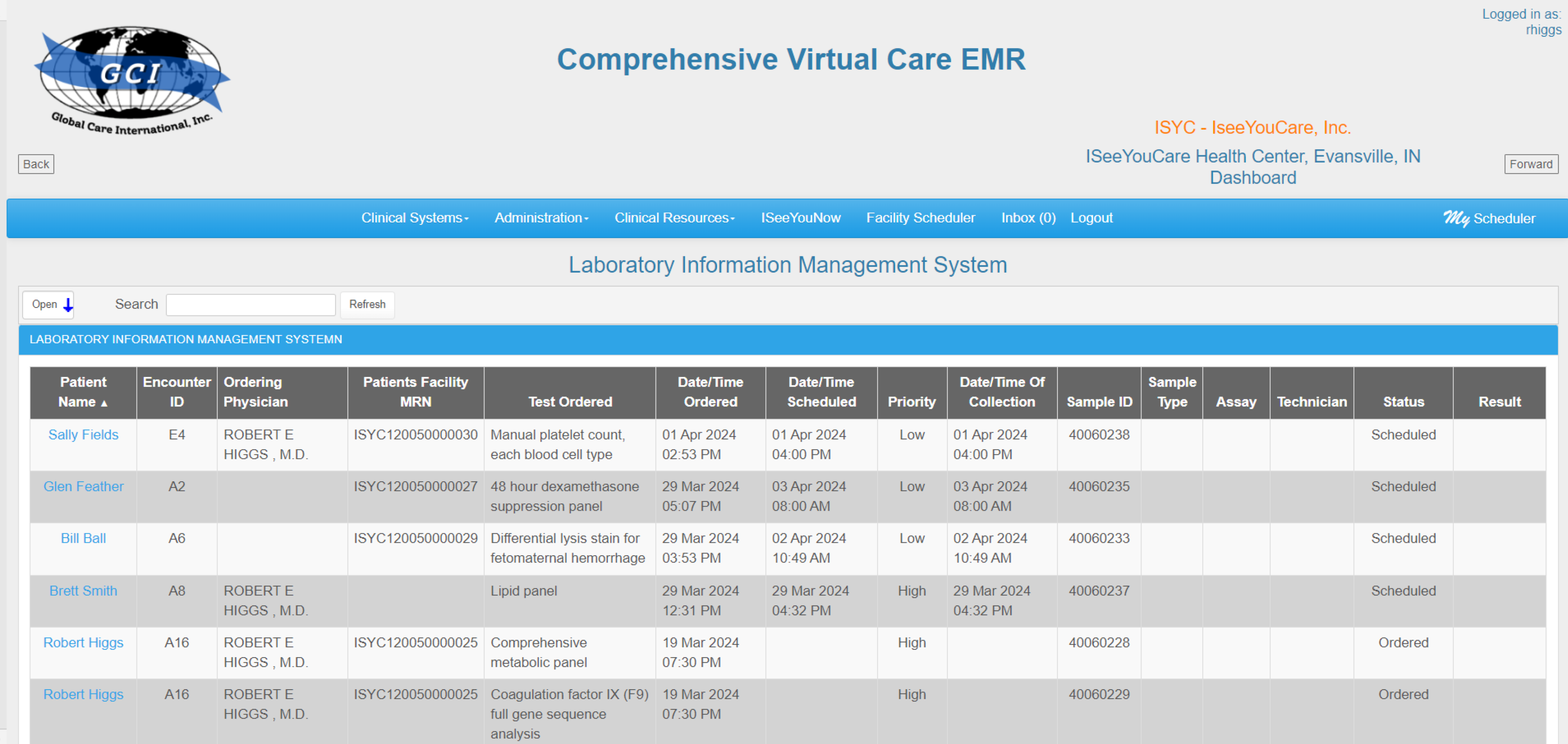 Laboratory Information System