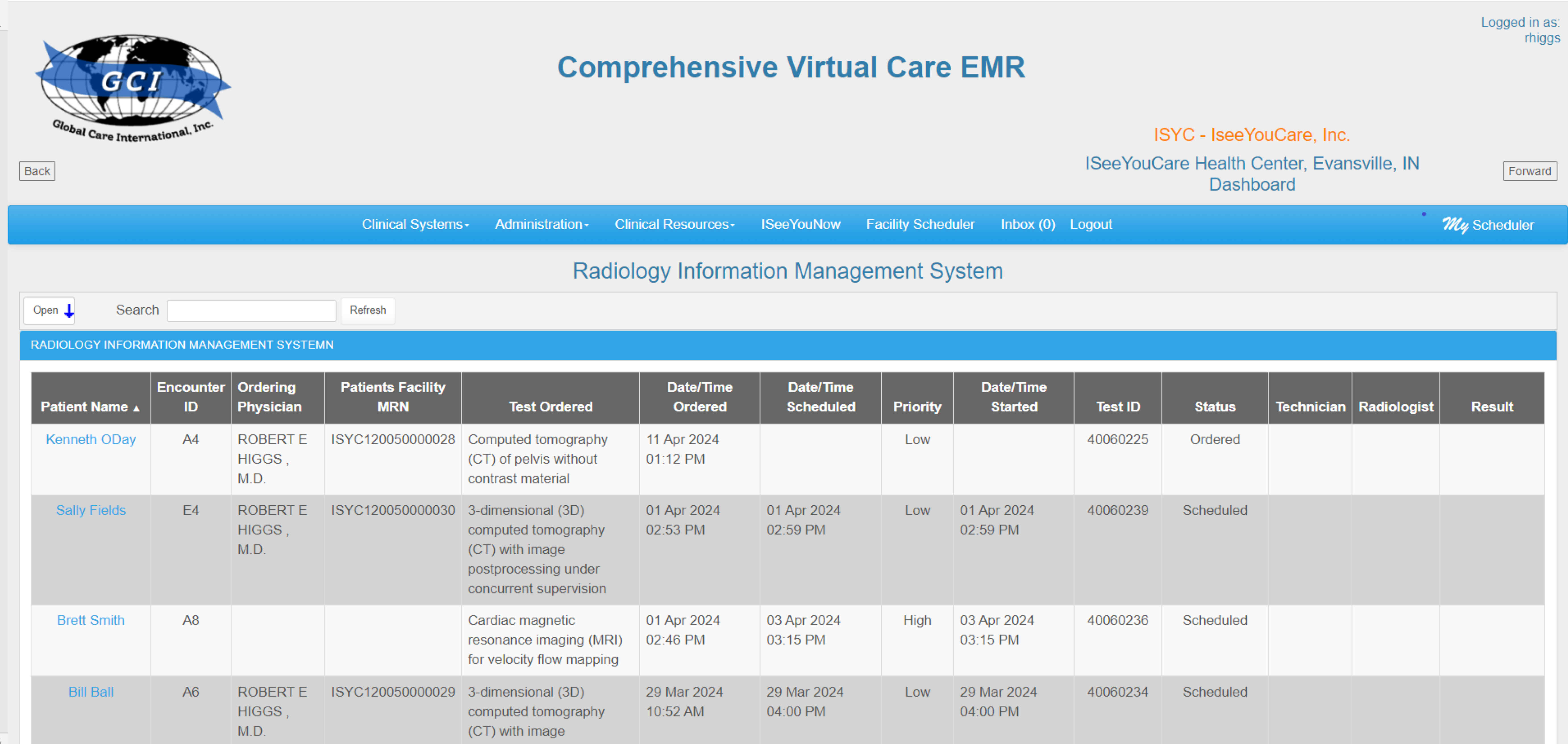 Radiology Information System